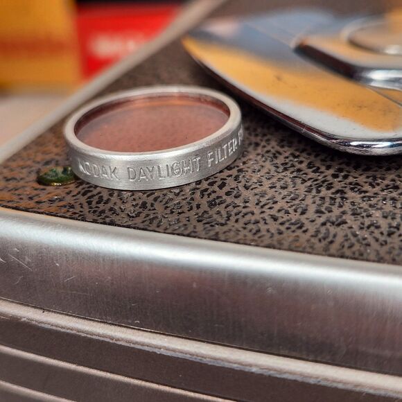 Vtg Kodak Brownie 8MM Model 2 Movie Camera 2 Lenses Box USA Made No Film Prop - Picture 13 of 17